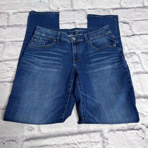 Chicos women’s the platinum boyfriend jeans blue size 00